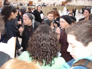 A group of Haredi women angrily confront Jewish women as they prayed by the Wailing Wall in the Old City of Jerusalem. © 2010 Rachel Sharon | Flickr