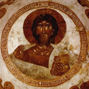 Jesus Christ Pantocrator, fresco (1378) by Theophanes the Greek in Church of the Transfiguration, Novgorod, Russia © ru.wikipedia.org