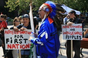 First Nations protest in Montreal, Canada, 2008 © Fightback/ La Riposte | Flickr
