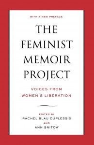 Book cover of The Feminist Memoir Project edited by Rachel Blau DuPlessis and Ann Snitow © Rutgers University Press | Amazon.com