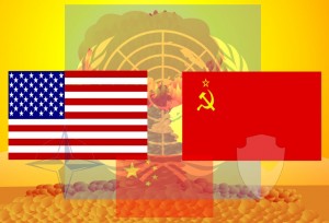 Graphic symbolizing the Cold War © Anynobody | Wikimedia Commons