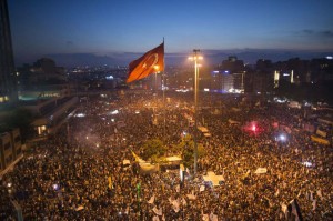 Gezi protest, Taksim Square, Istanbul on June 15, 2013 © Fleshstorm | Wikimedia Commons