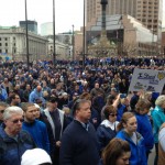 A Crowd of Whites, A Sea of Blue