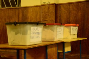 Ballot boxes in Kanyama, Chipata, Zambia, in 2011 © afromusing | Flickr 