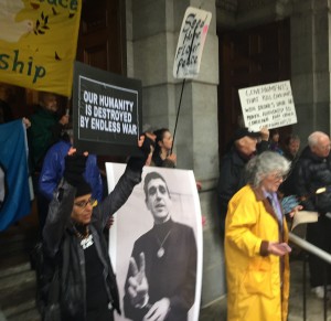 Daniel Berrigan Funeral, 2016 © Jeremy Varon
