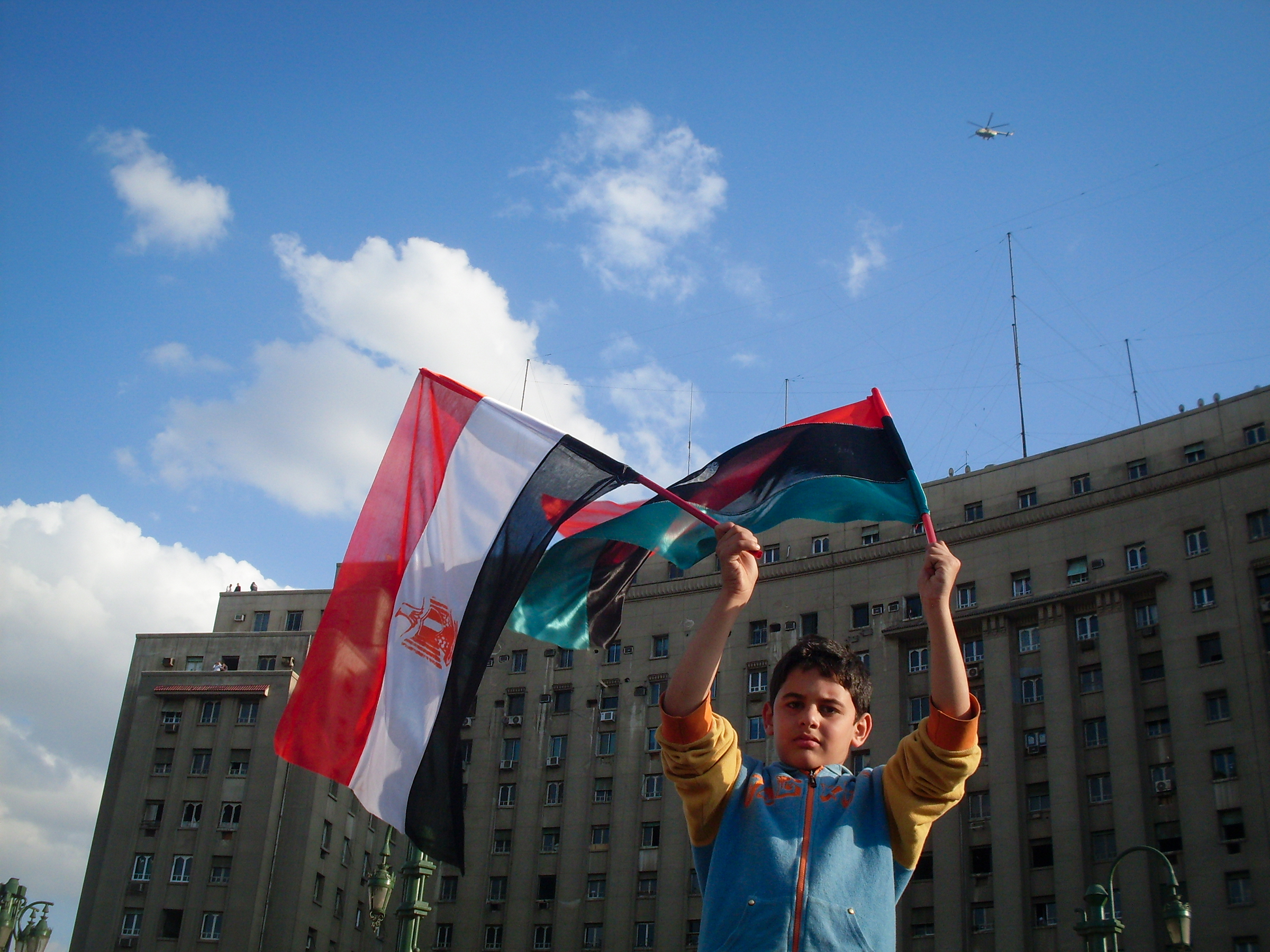 Egyptian Revolution 2011. Photo credit Ayman Zaid : Shutterstock.com