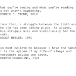 Lies Are Back in Power