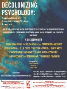Decolonizing Psychology: Applications in Research & Clinical Practice