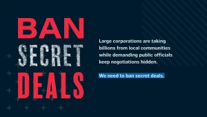 Ban Secret Deals