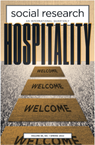 Hospitality, The New Issue of Social Research