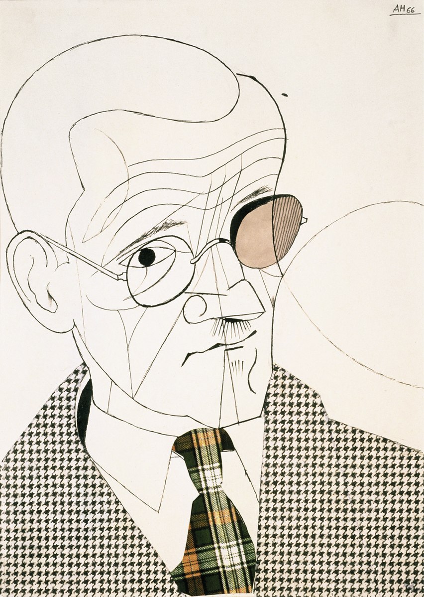 Adolf Hoffmeister, James Joyce, 1966