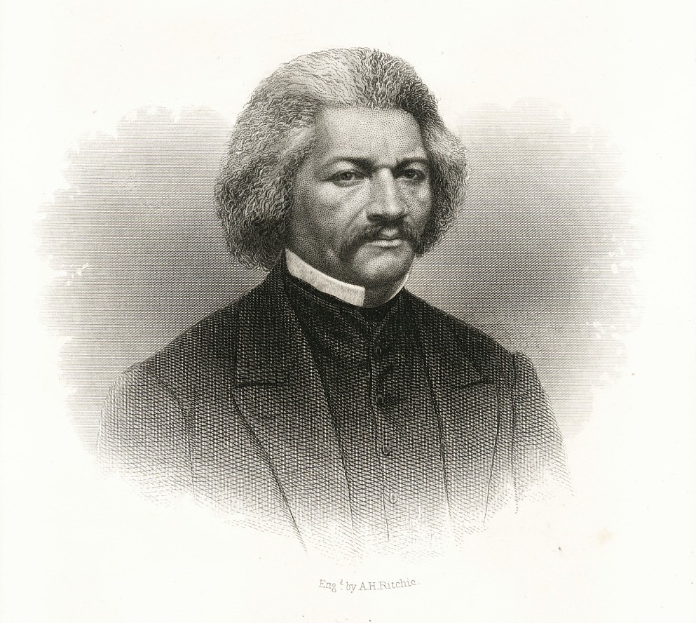 Frederick Douglass lithograph by Alexander Hay Ritchie ca 1875