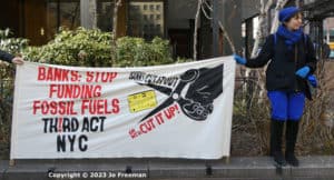 NYC Climate Action to Stop Dirty Banks