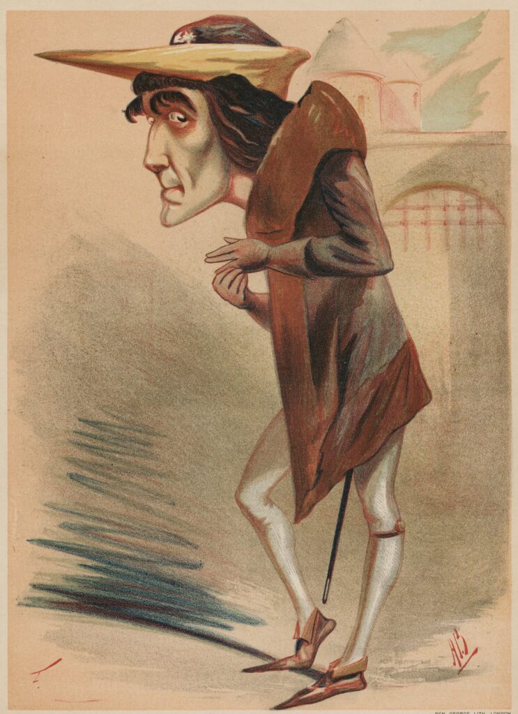 Illustration of actor playing Richard III