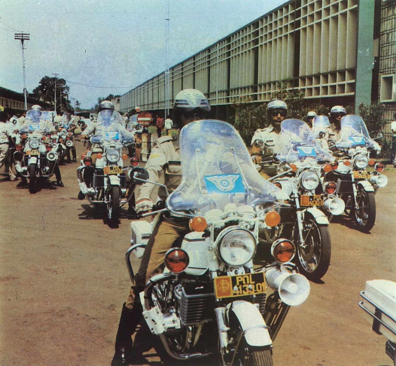 Police motorcycle Motorcade Indonesia