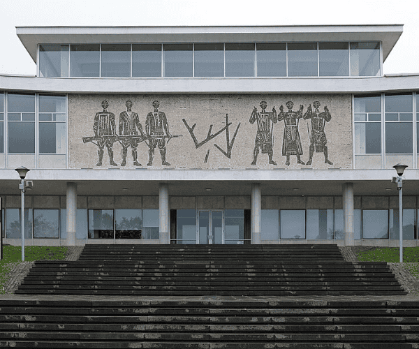 Entrance to Yugoslavian Museum in Belgrade